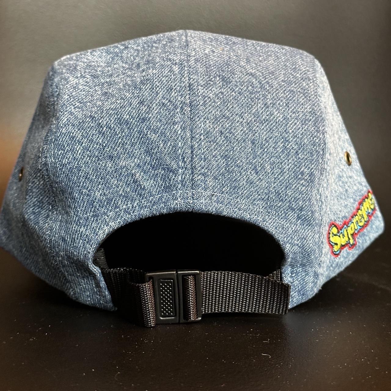 Supreme Gonz Logo Denim Skate Camp Cap 5-Panel Hat... - Depop