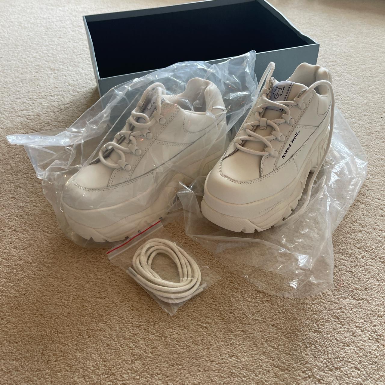 Naked Wolfe Style Sporty White Platform Chunky Depop