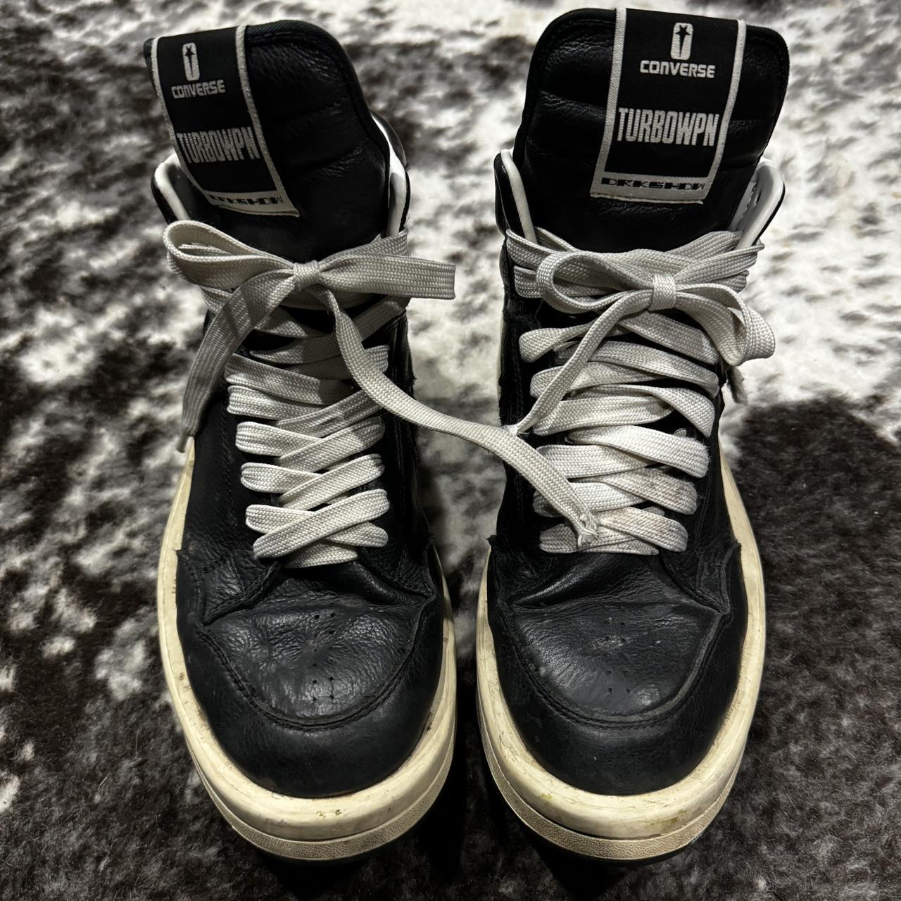 Rick Owens X converse boots *no... - Depop