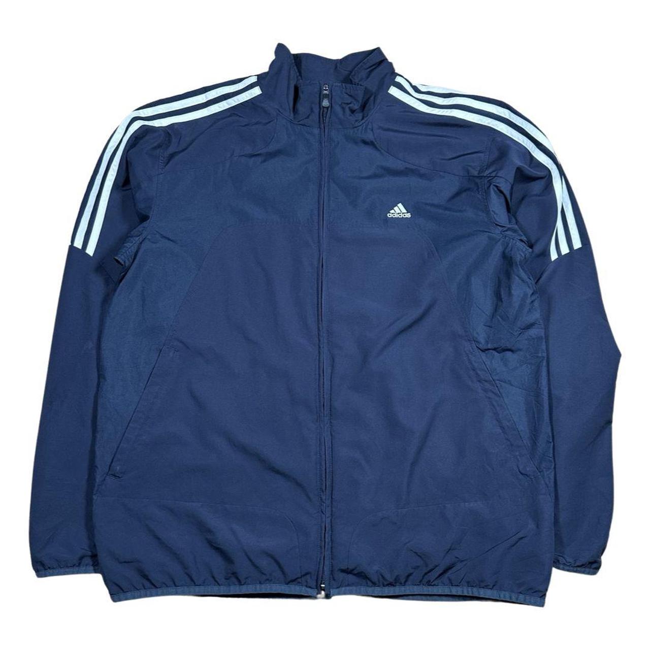 Vintage Adidas Track Jacket Vintage Adidas navy... - Depop