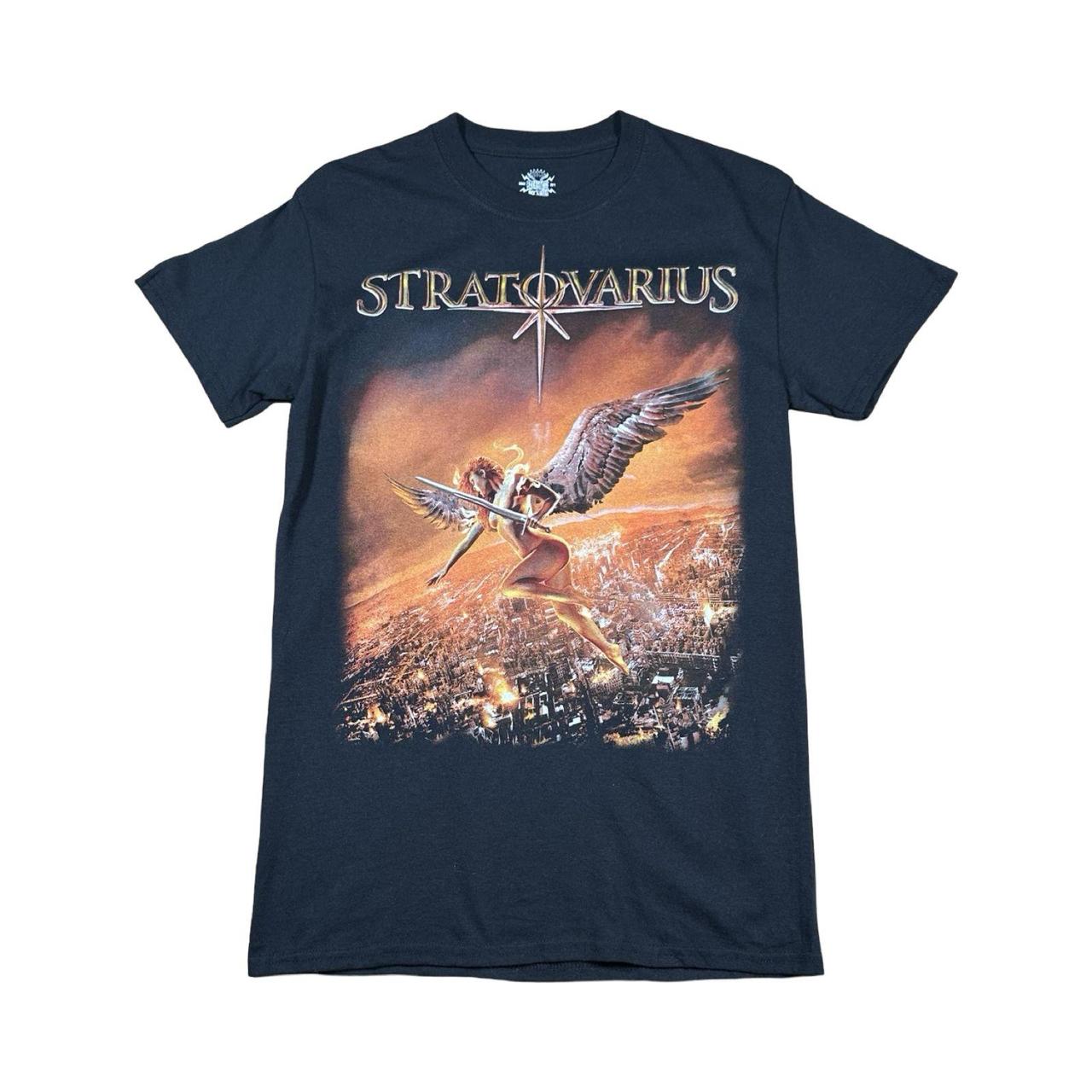 Stratovarius Band Black Graphic T-Shirt in Depop