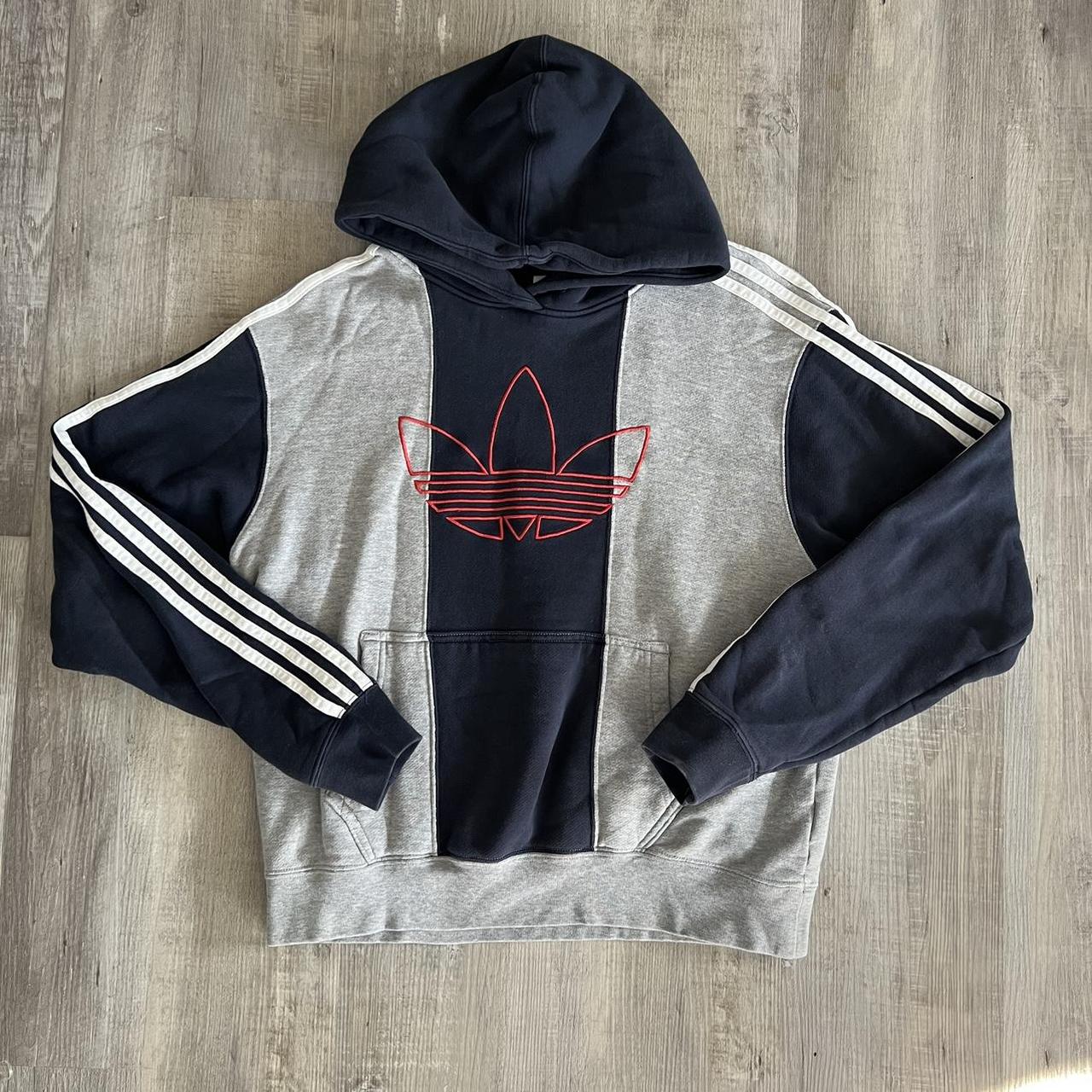 adidas off court trefoil hoodie sweatshirt