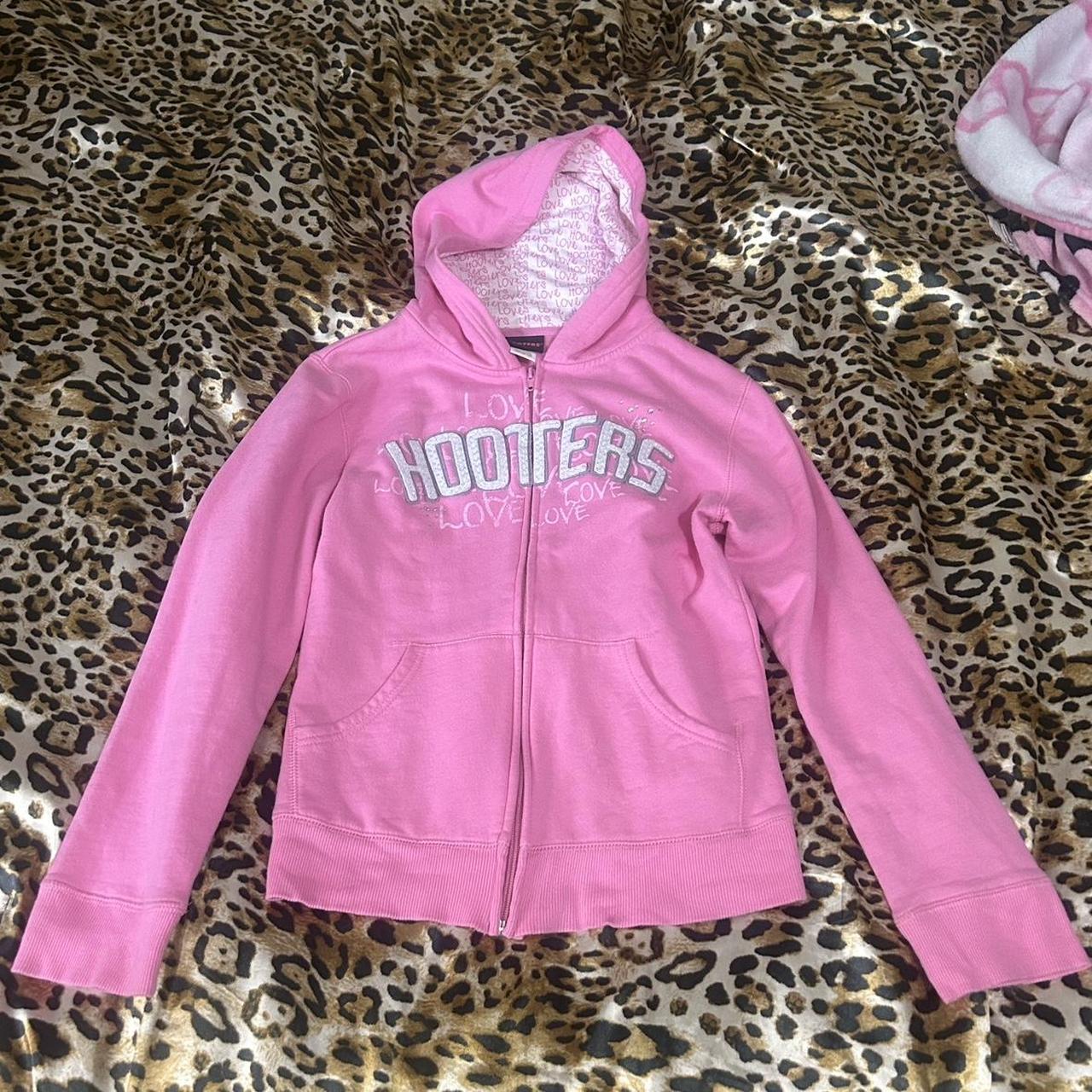 Y2K HOOTERS JACKET SIZE : small / med (marked... - Depop