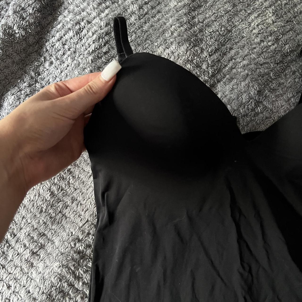 Primark black shapewear top with padding Size M,... Depop