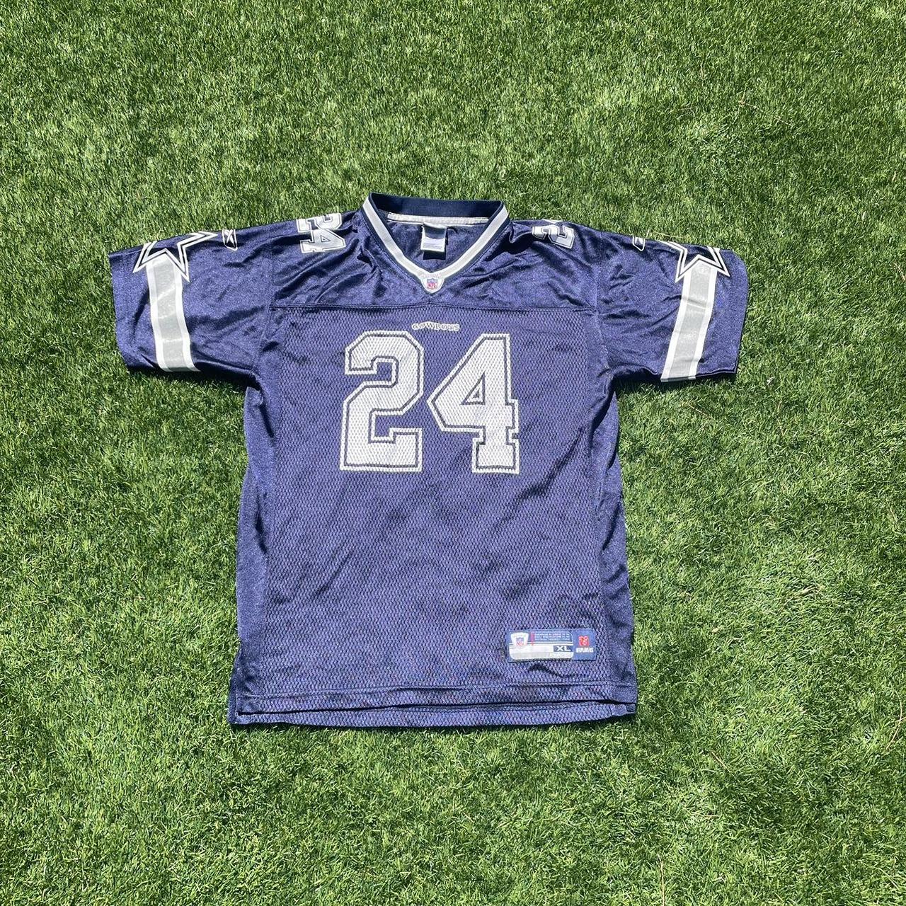 NFL, Shirts, Nfl Dallas Cowboys Throwback Jersey Marion Barber 24  Football Jersey L