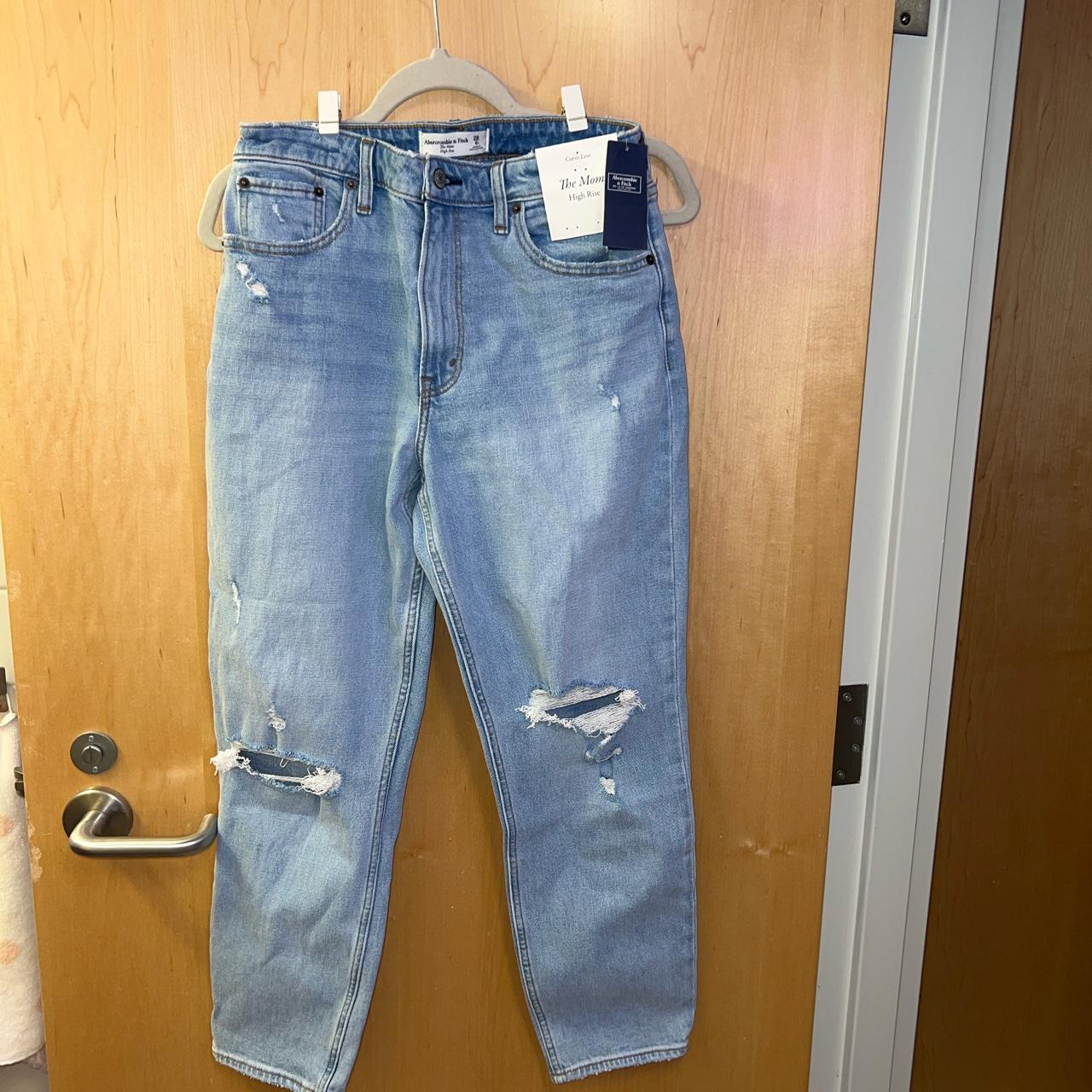 Abercrombie & Fitch Women's Blue Jeans Depop