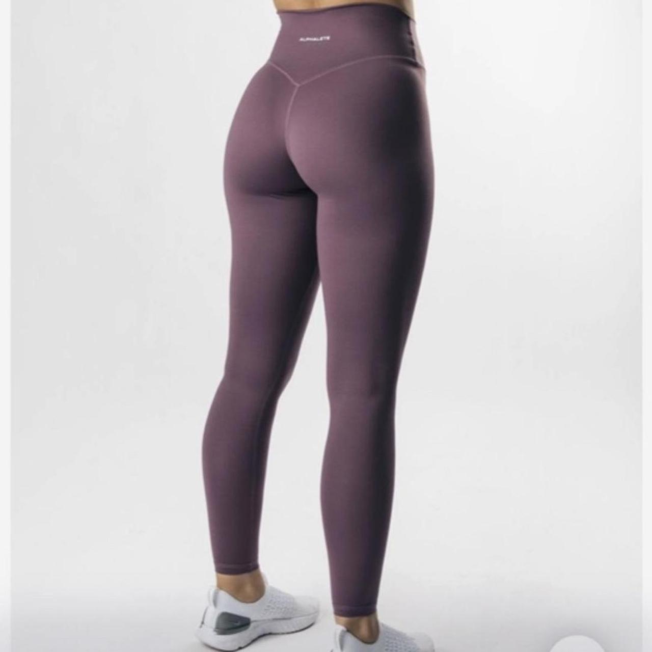 Alphalete Alphalux plum essential leggings Size... Depop