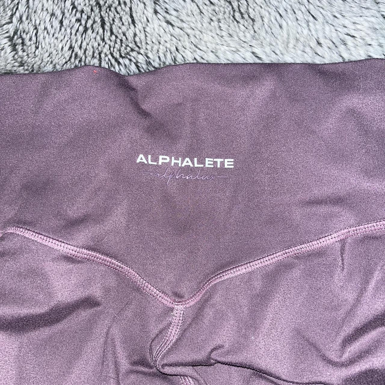 Alphalete Alphalux plum essential leggings Size... Depop