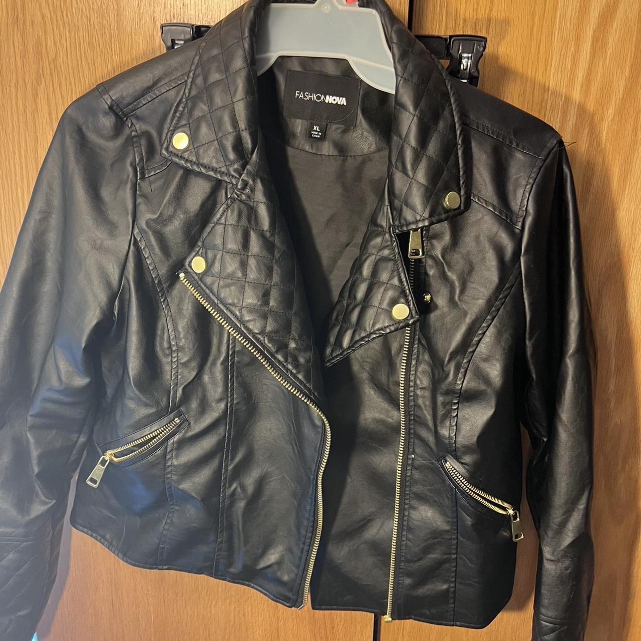 NFL Jacksonville Jaguars Leather Jacket Size XL - Depop