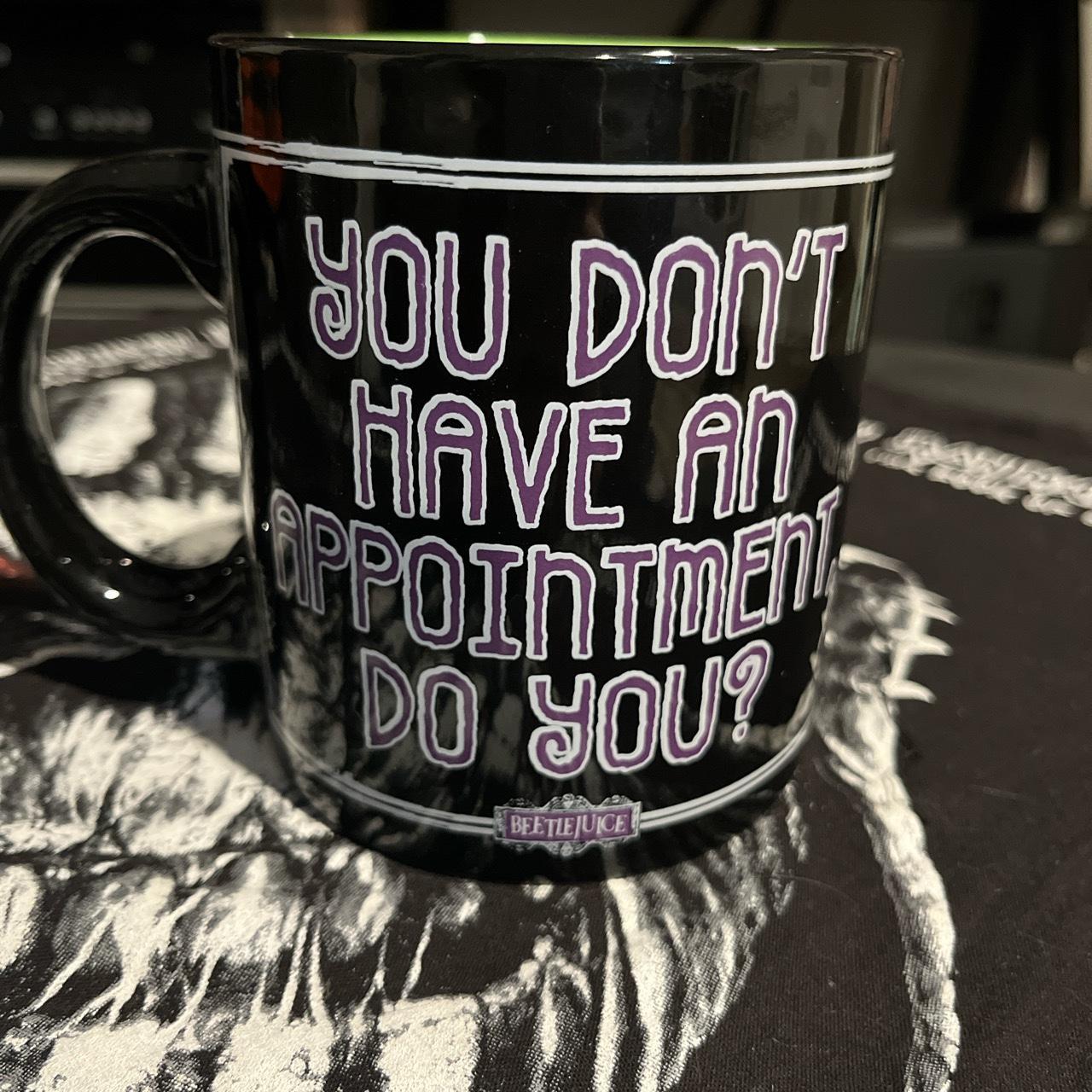 Beetlejuice giant coffee mug From Spirit Halloween... - Depop