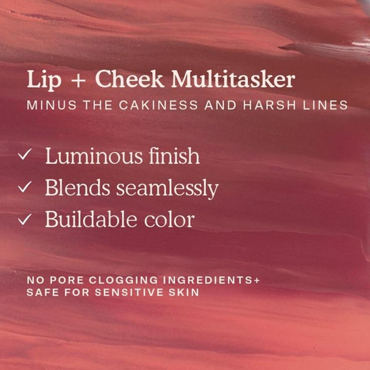 tower 28 lip + cream blush in power hour lightly... Depop