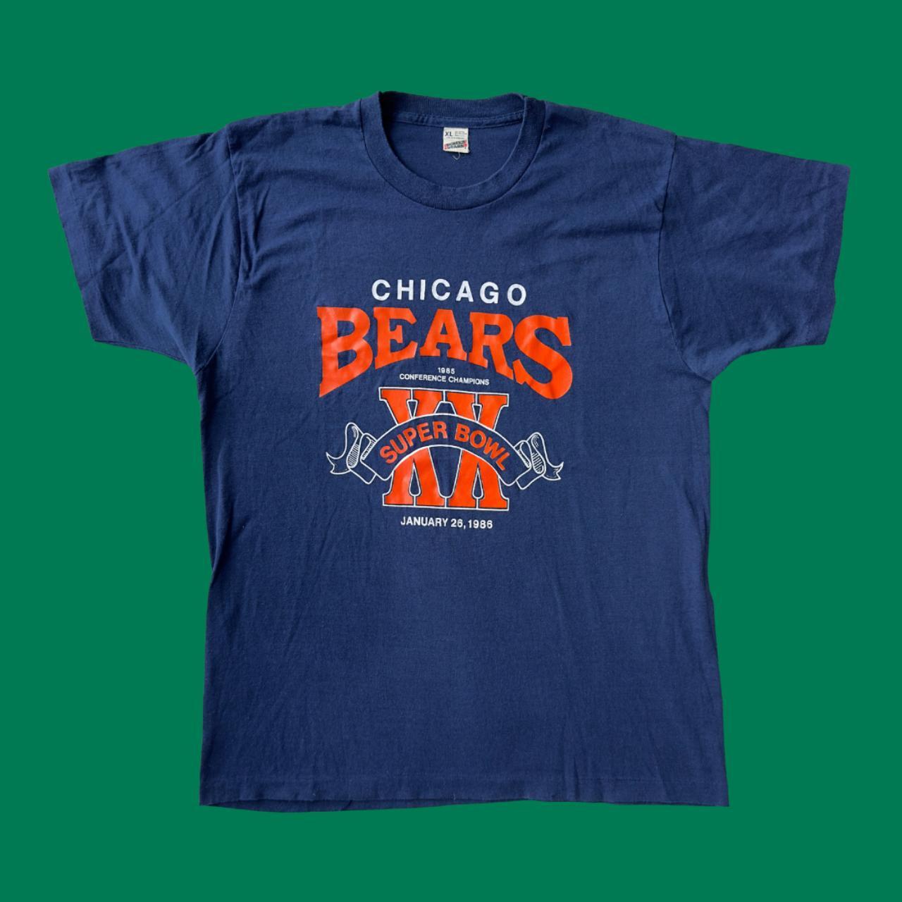 CHICAGO BEARS Super Bowl XX 1986 Tee Shirt and 1985 N F C 