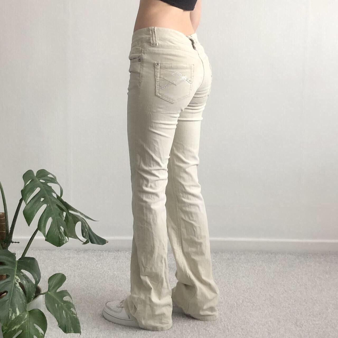 Women's Cream Jeans Depop