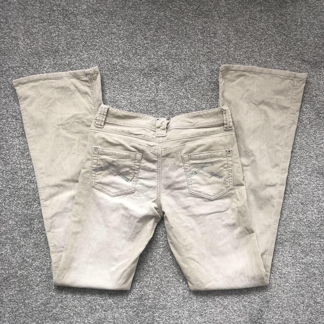 Women's Cream Jeans Depop