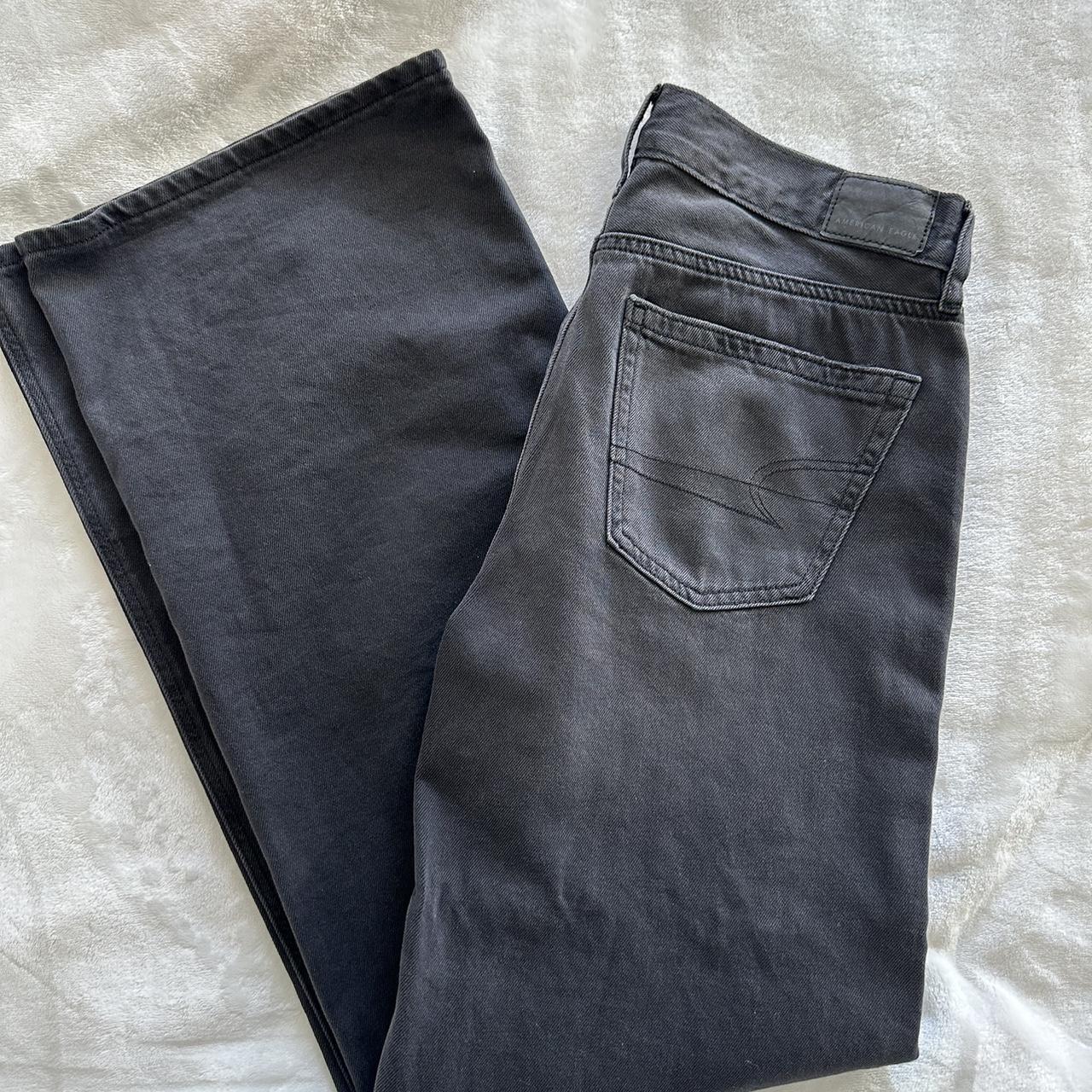 Black low rise baggy jeans #jeans #lowrise #baggy... - Depop