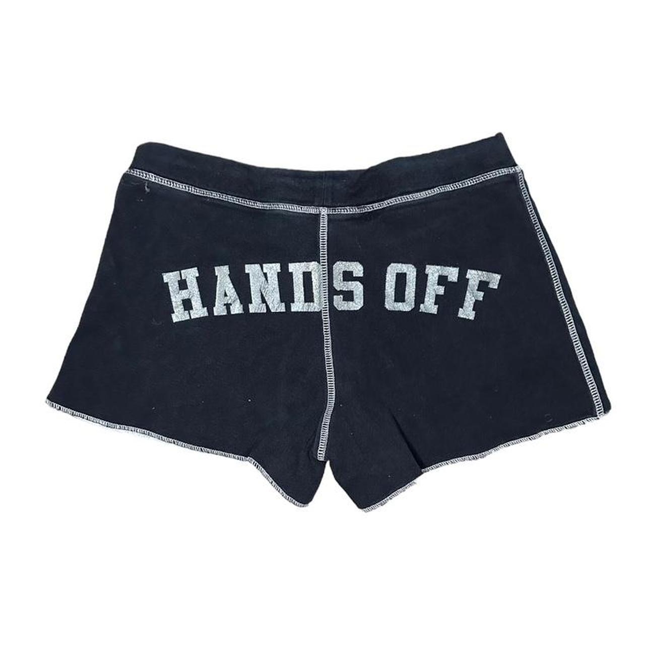 Women's Black and Grey Shorts Depop