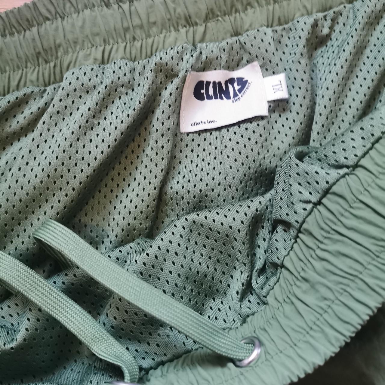 Clints shell tracksuit pants in pistachio Green.... - Depop