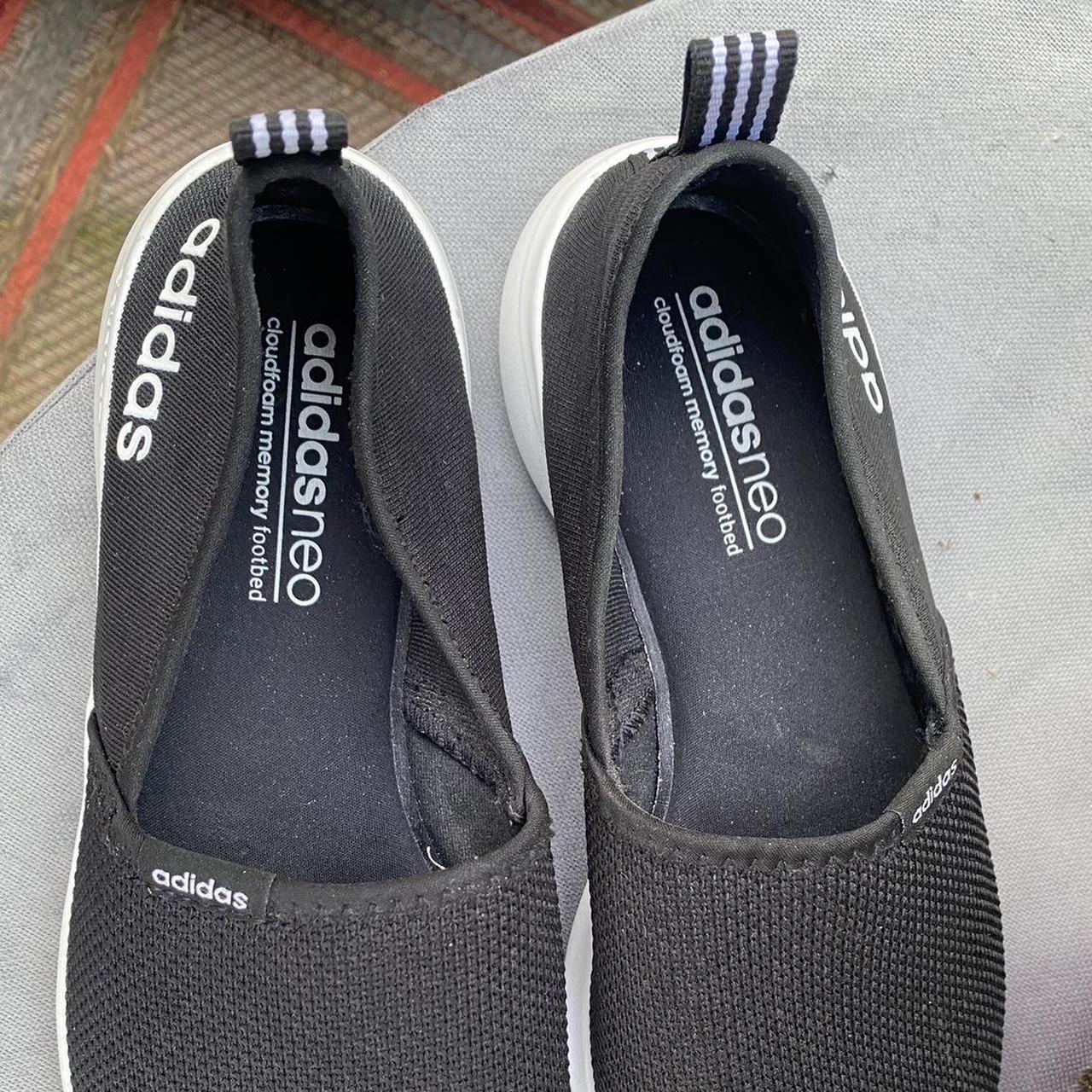 adidas neo cloudfoam ultra footbed slip on