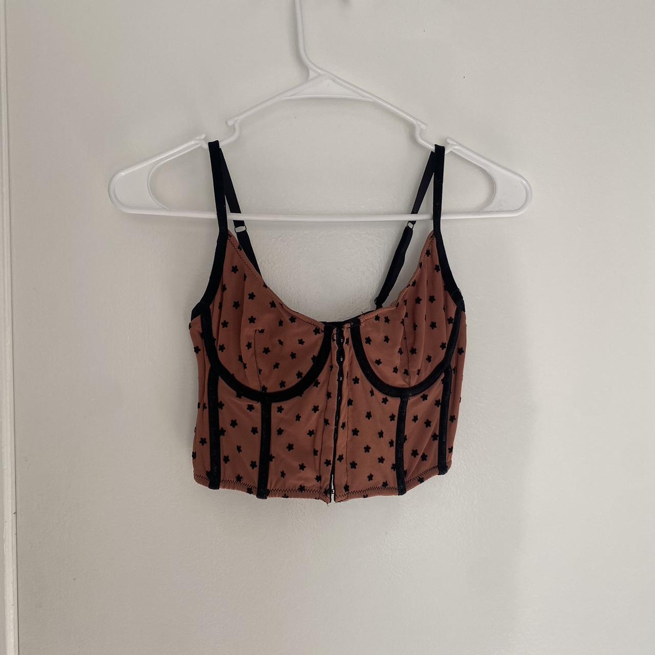 Urban outfitters corset top size small The back is... Depop