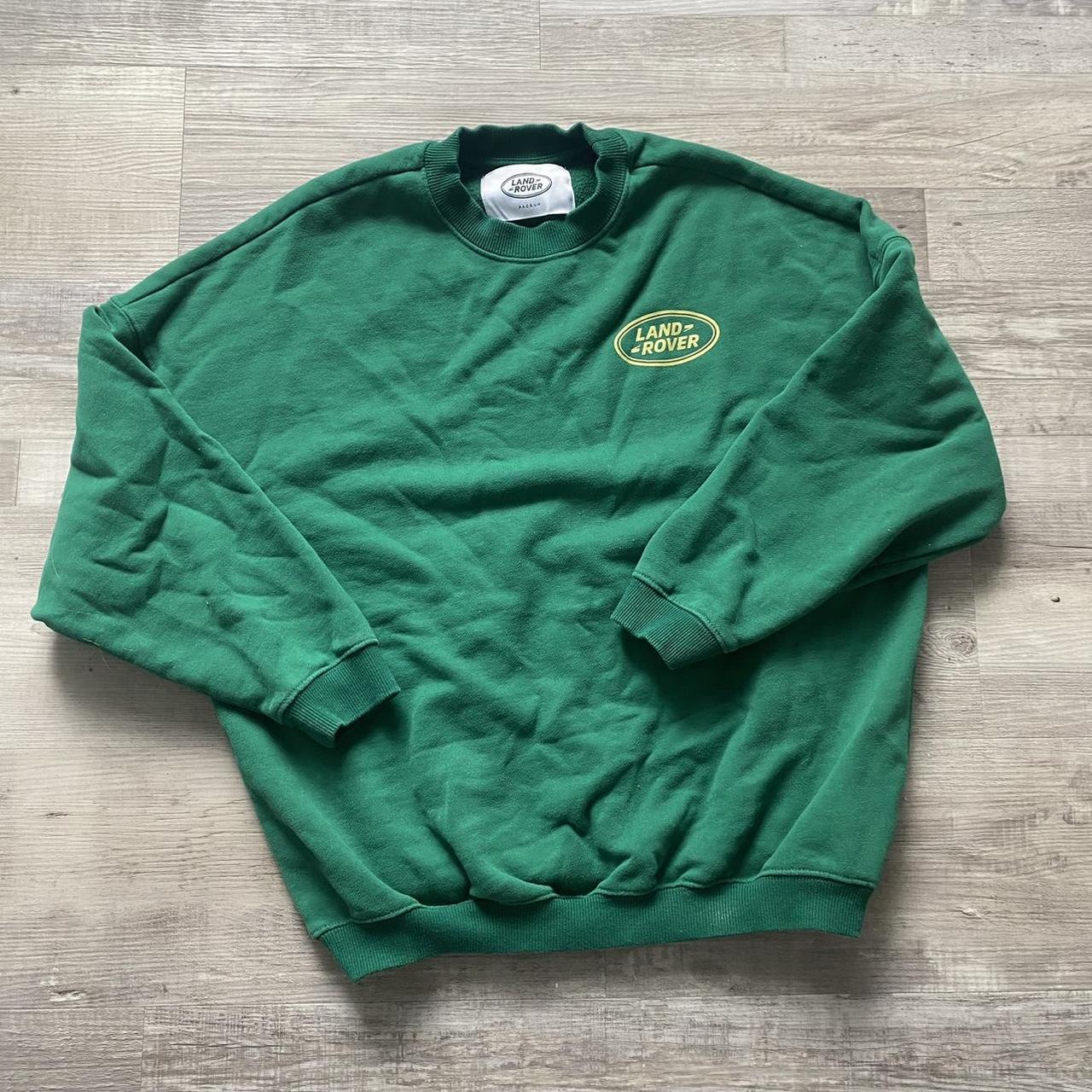 Pacsun land rover sweatshirt in a woman’s size... Depop