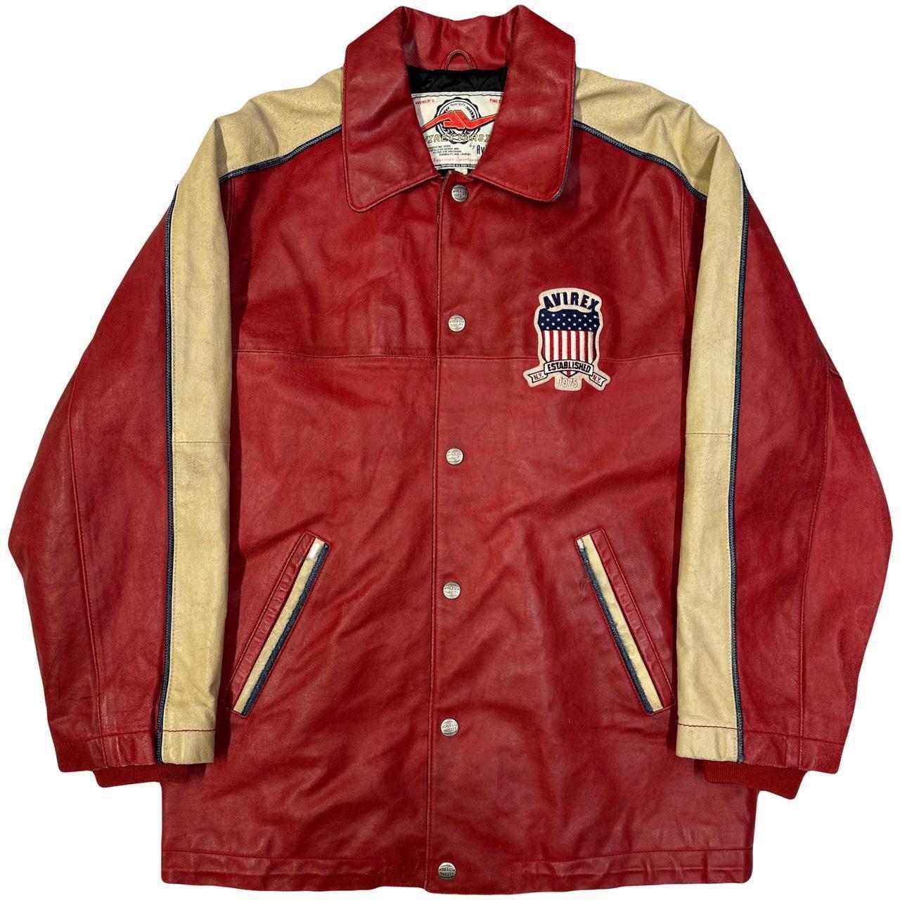 avirex red jacket