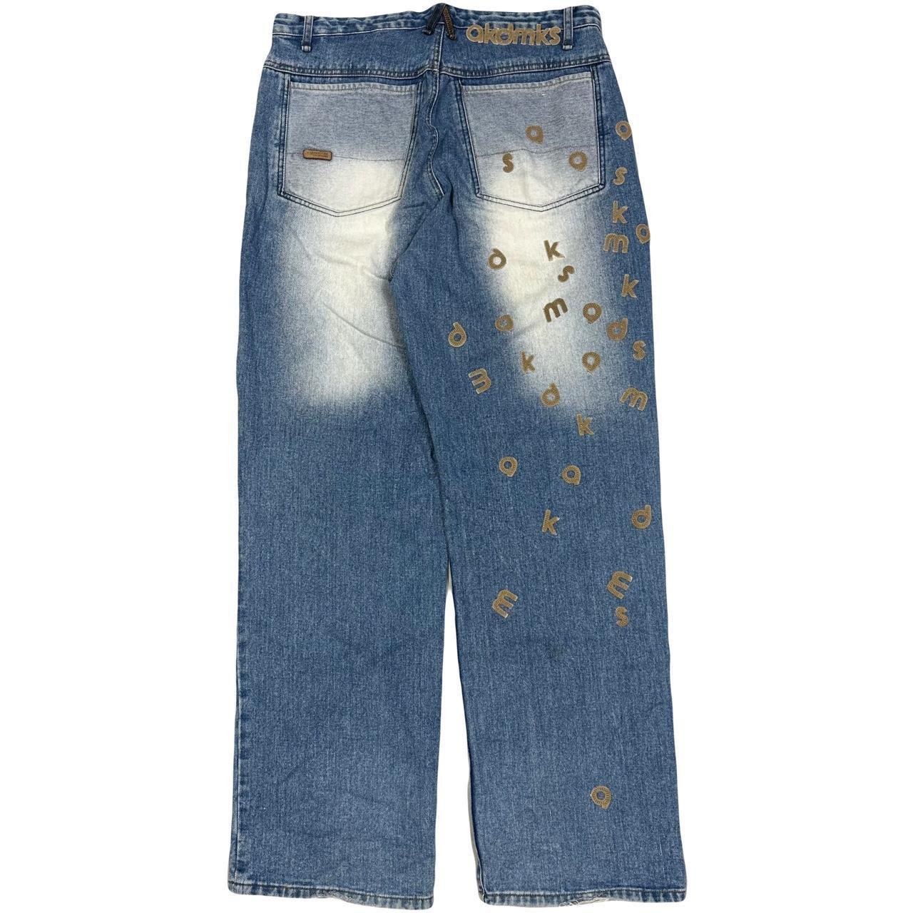 Akademiks embroidered jeans outlet