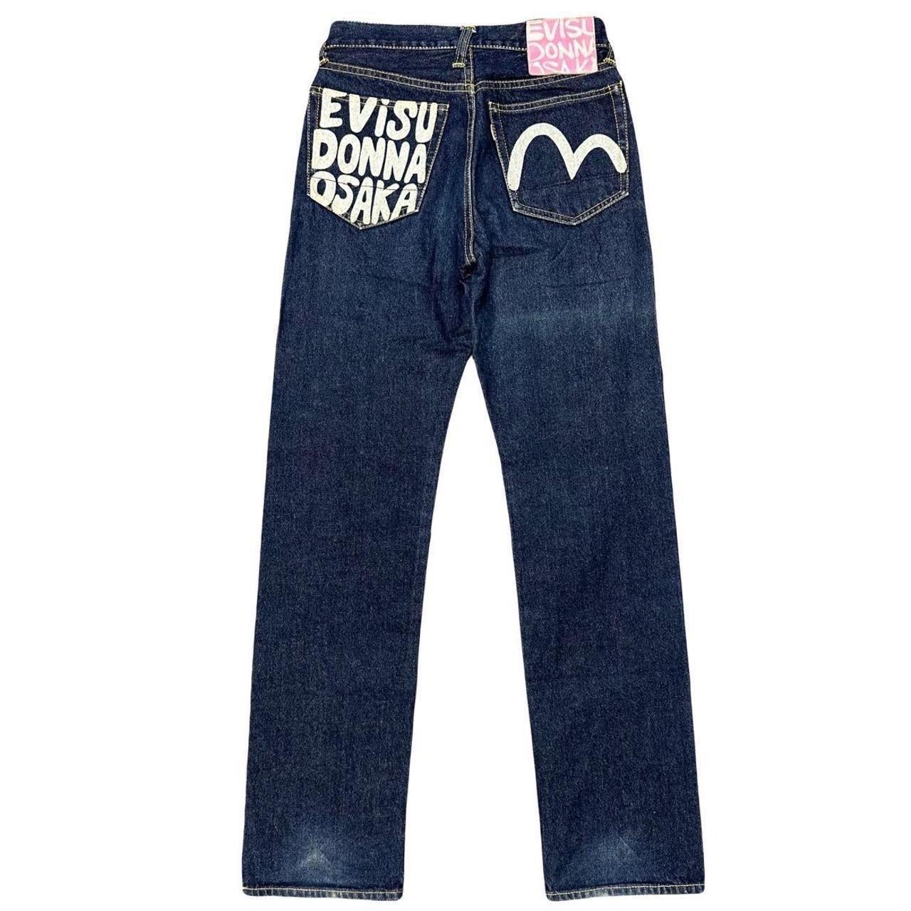 EVISU　DONNA　size ３ Vintage Evisu Donna Osaka Denim Jeans - Etsy