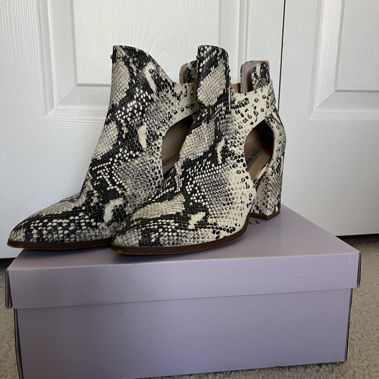 Steve madden sale snakeskin booties