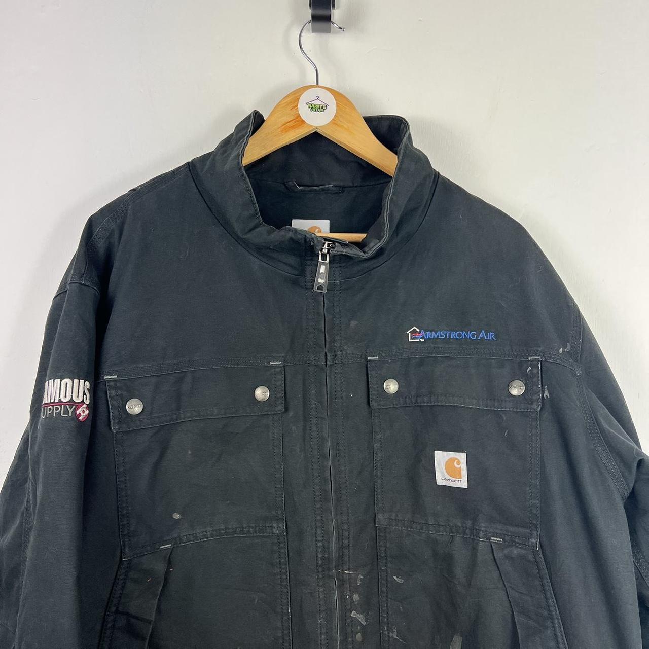 Carhartt jacket XL Black Few paint marks as seen. Depop