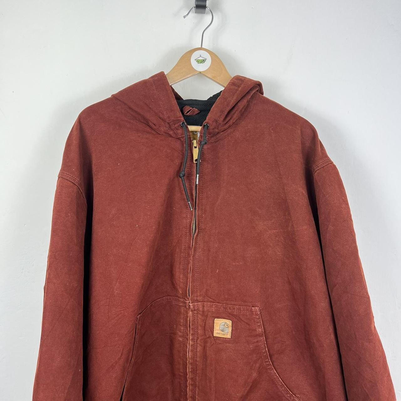 Burnt orange carhartt outlet jacket