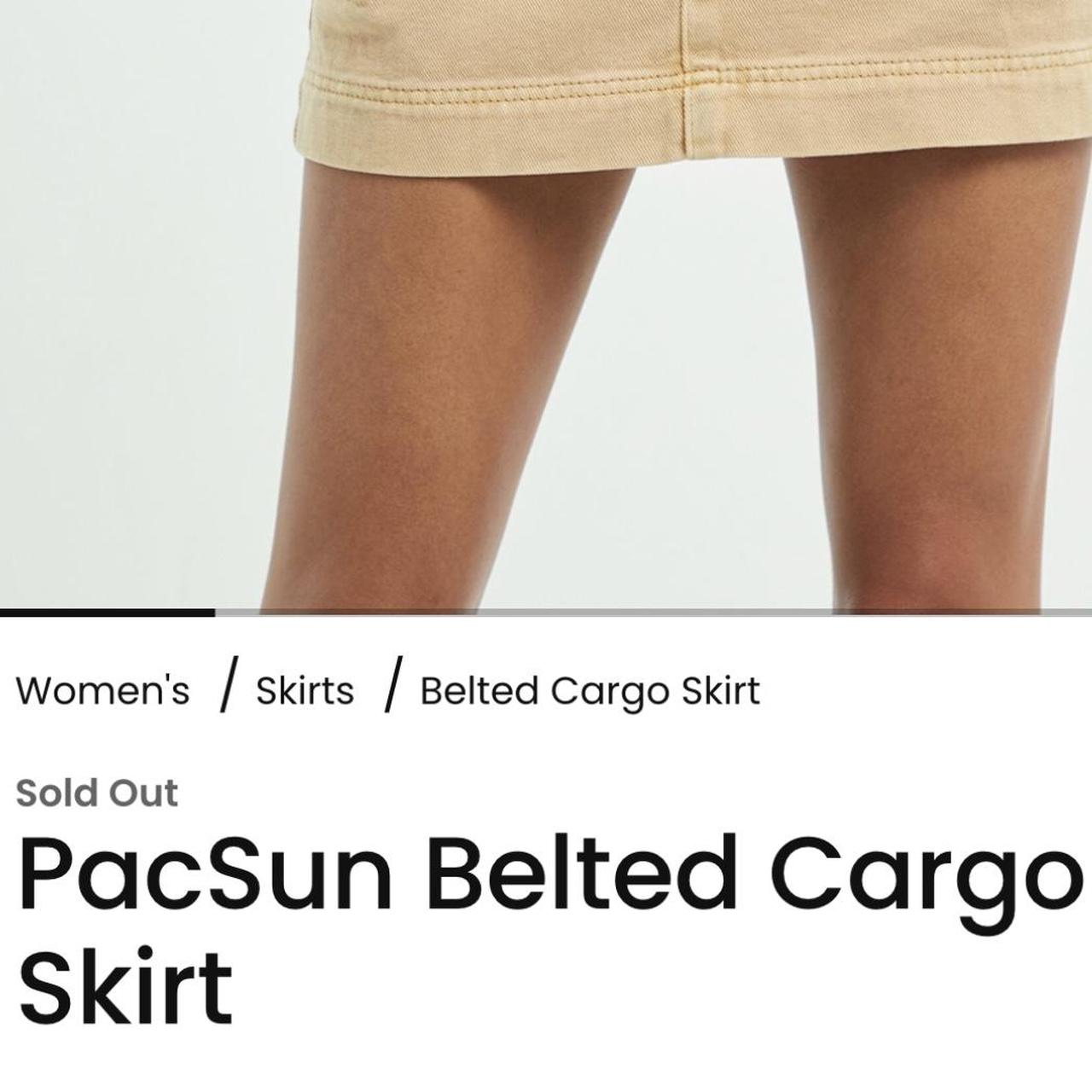 PacSun Women's Khaki Skirt (3)