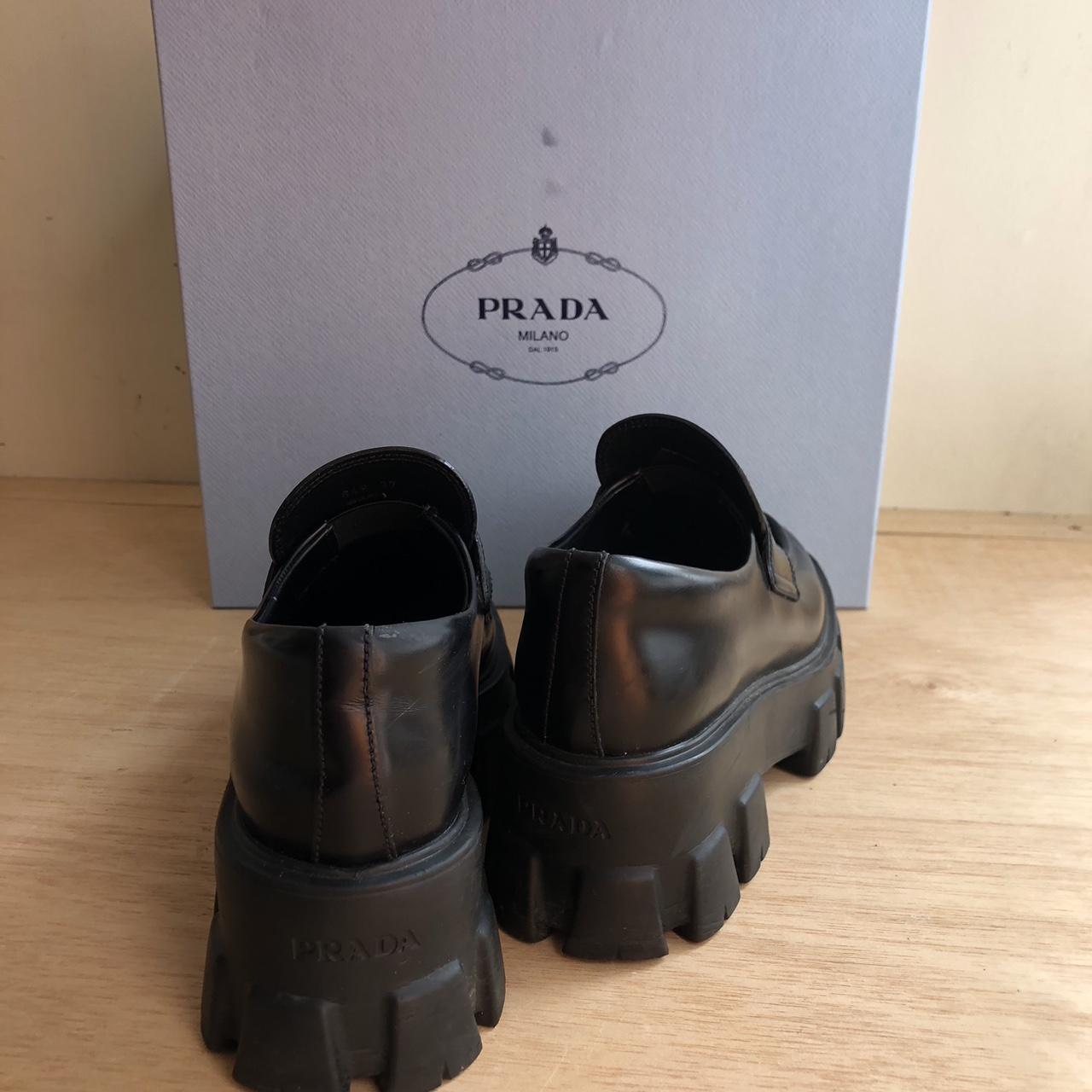 Prada loafers monolith. I only wore very few times... - Depop