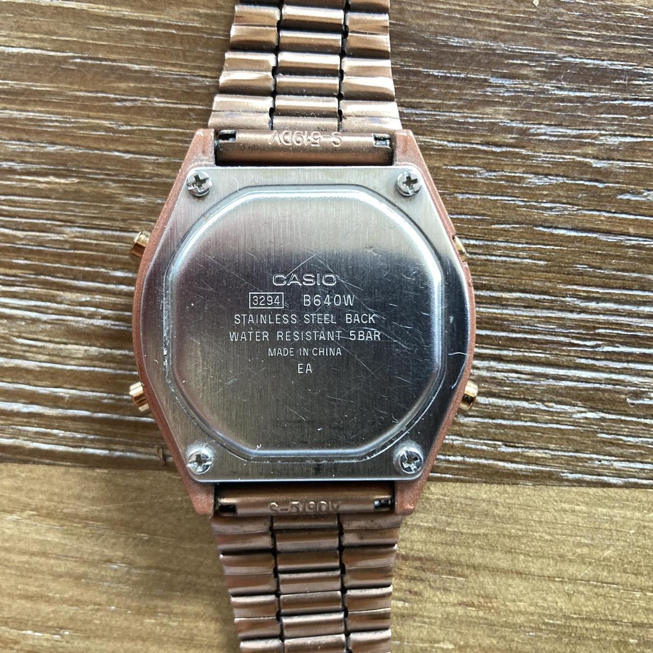 Casio illuminator retro digital watch 3294 B640W. Depop