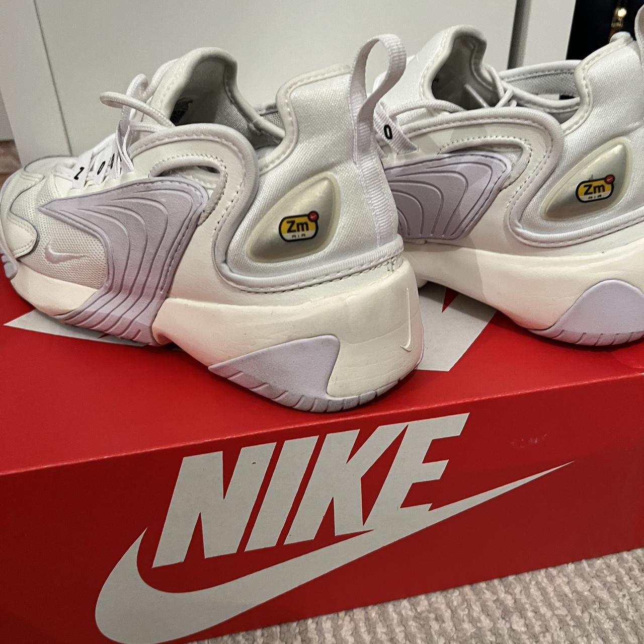 Nike woman’s zooms 2K’s White and lilac Only worn a... - Depop