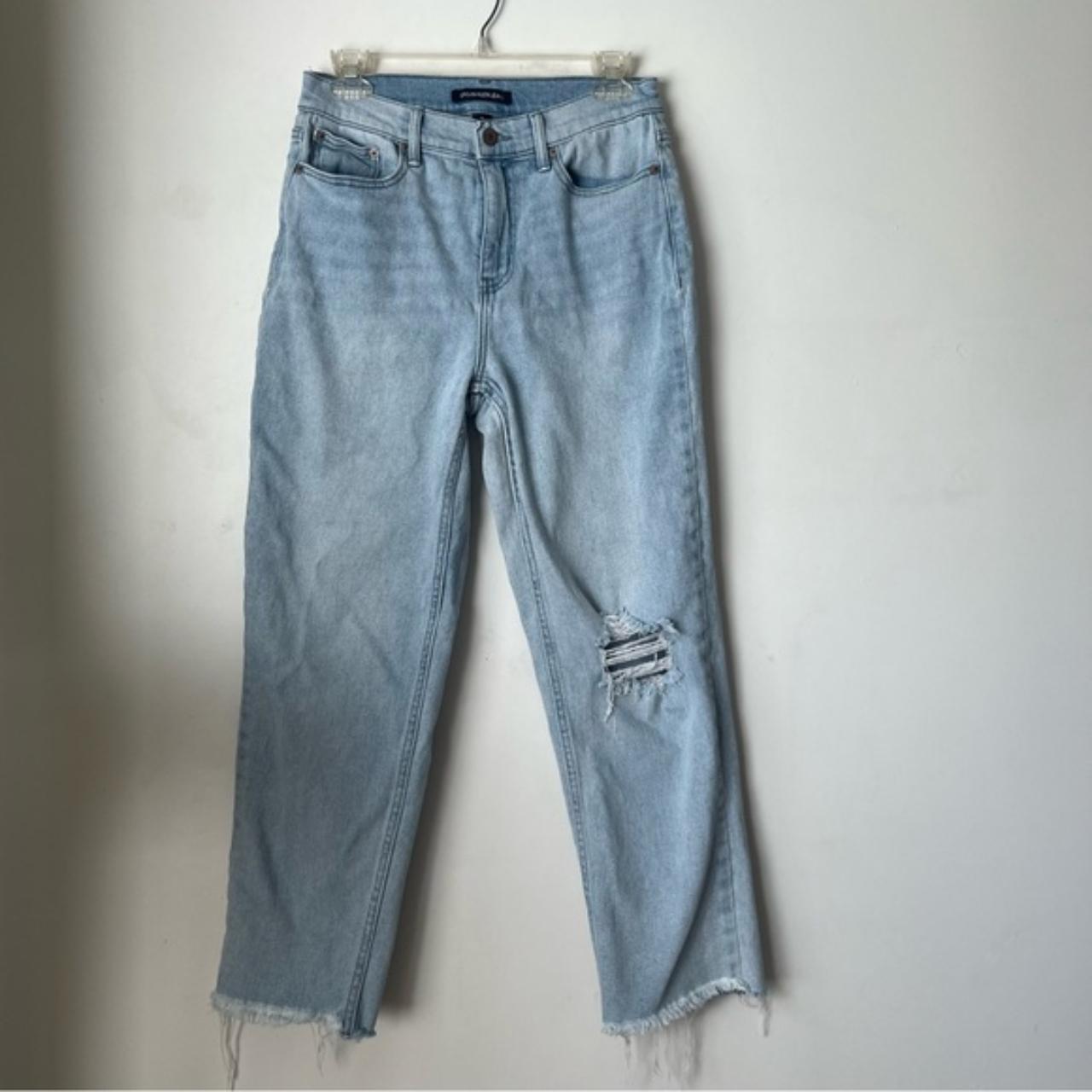 Destructed 2024 hem jeans