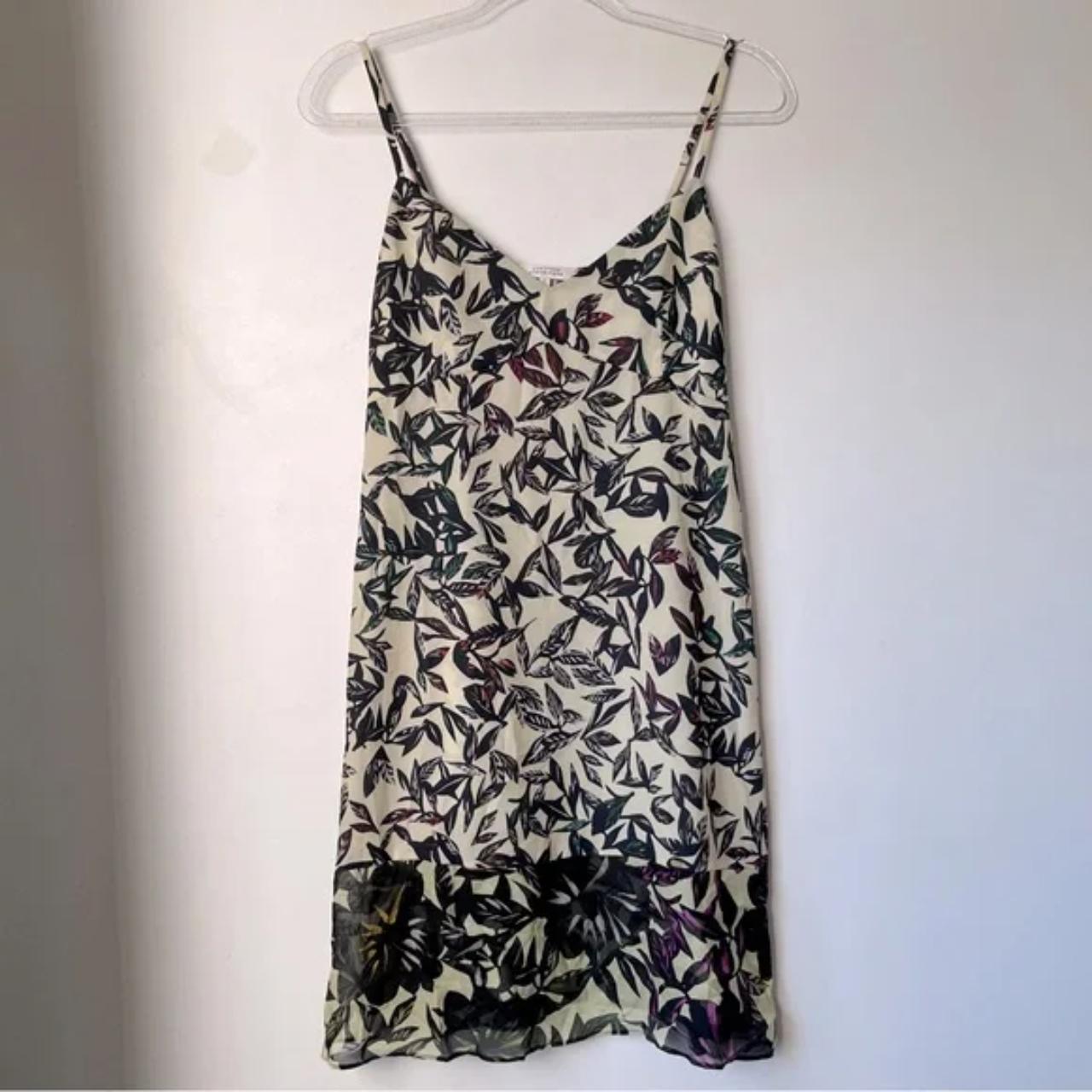 Dorothee Schumacher 100% Silk Yellow Floral Slip... - Depop