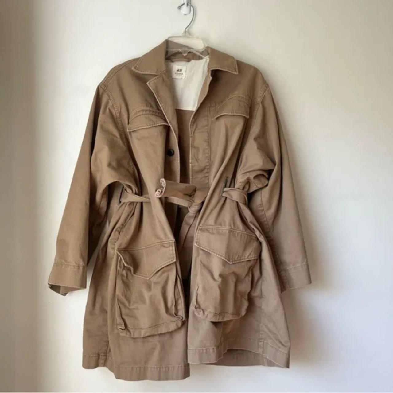 H&m tan clearance coat