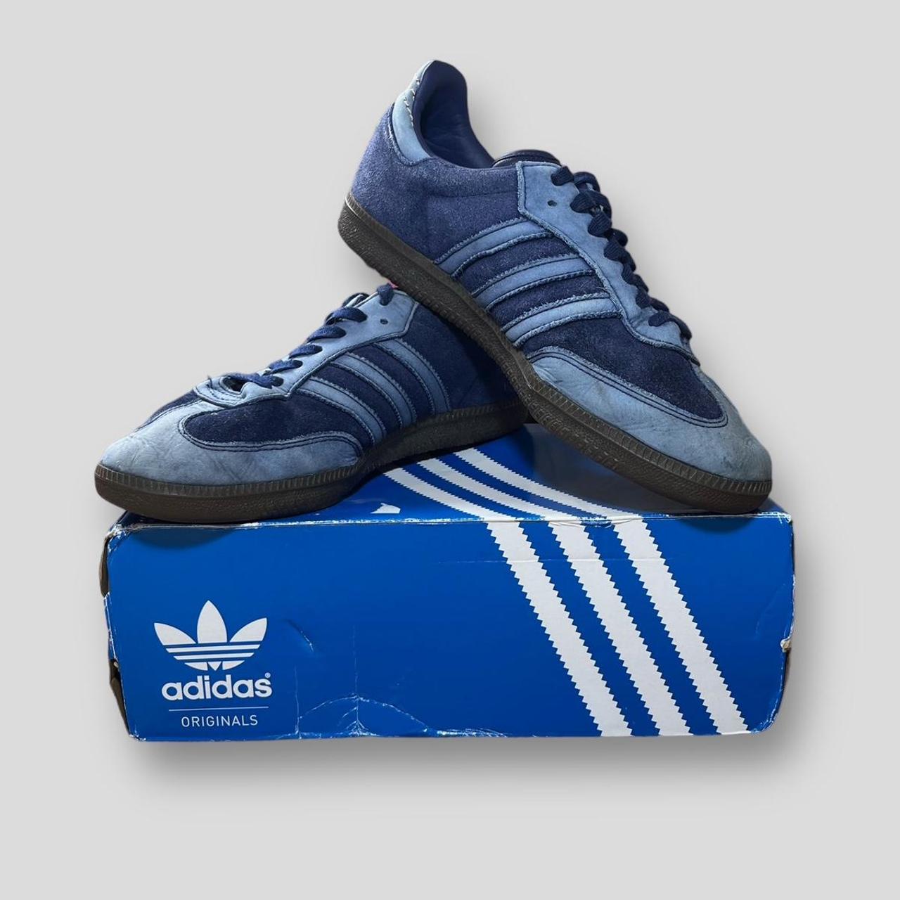 Adidas sambas blue size 9💥 🦺 size - 9 sick... - Depop