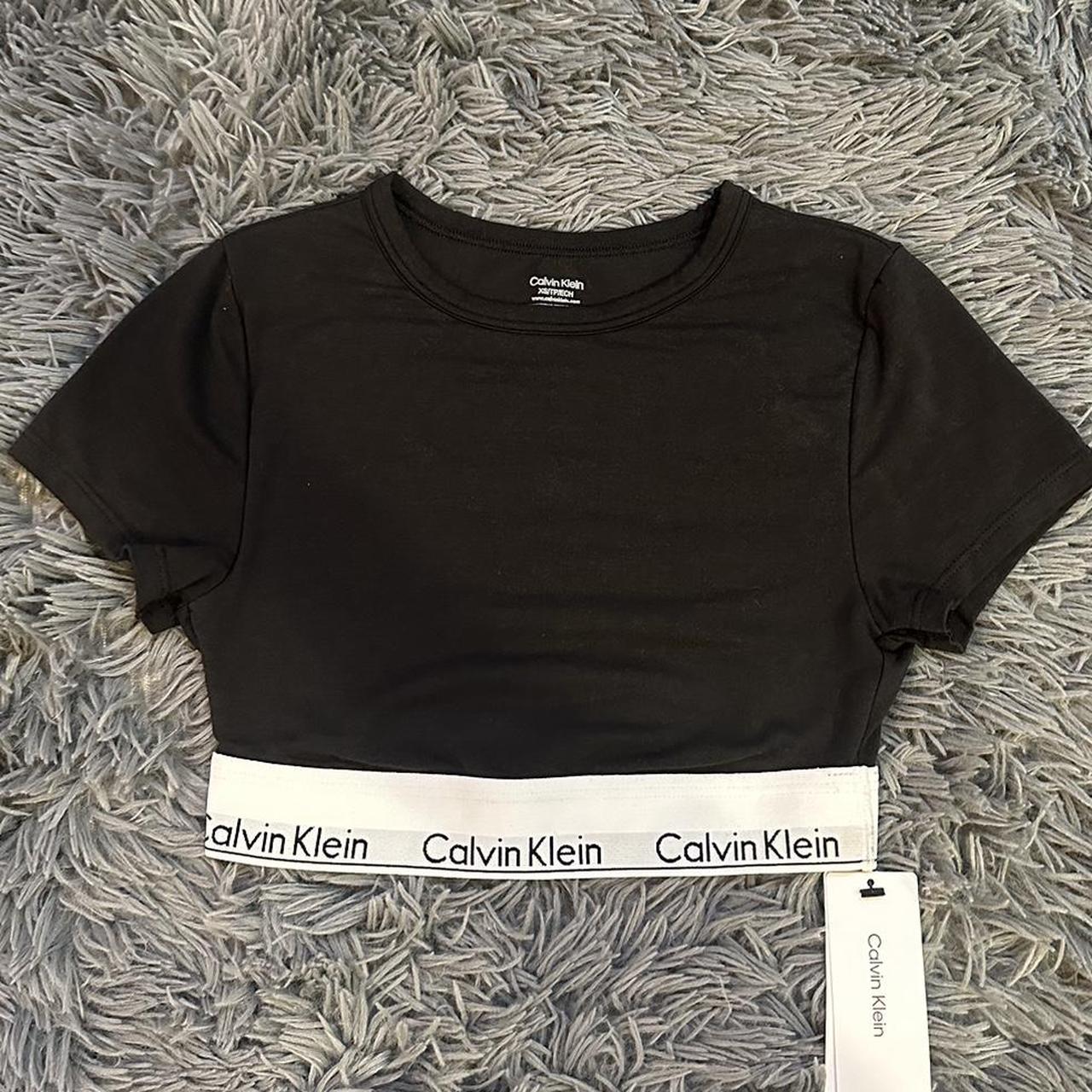Calvin Klein t-shirt bralette ❥ brand new with - Depop