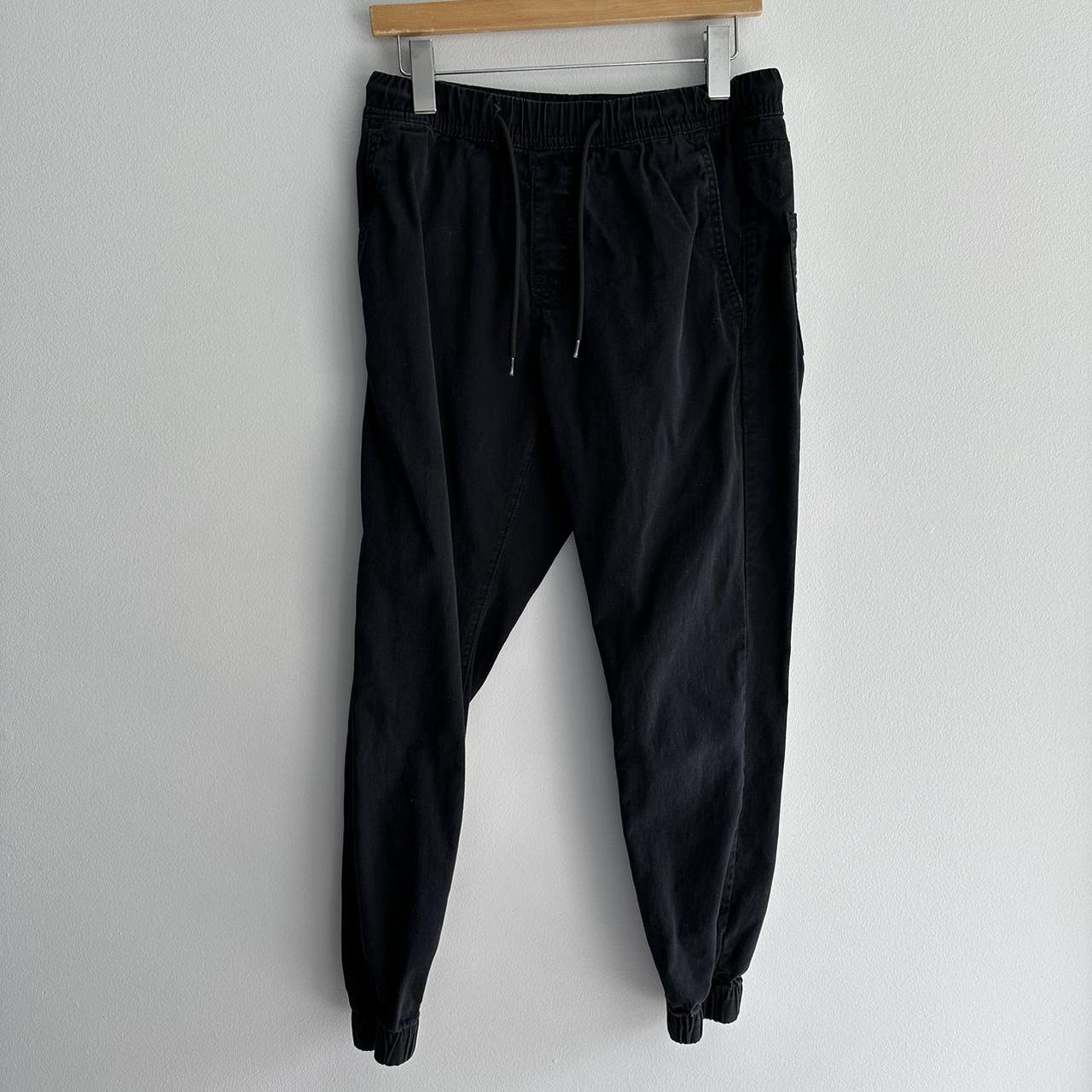 Men’s black denizen pants Draw string waist and... - Depop