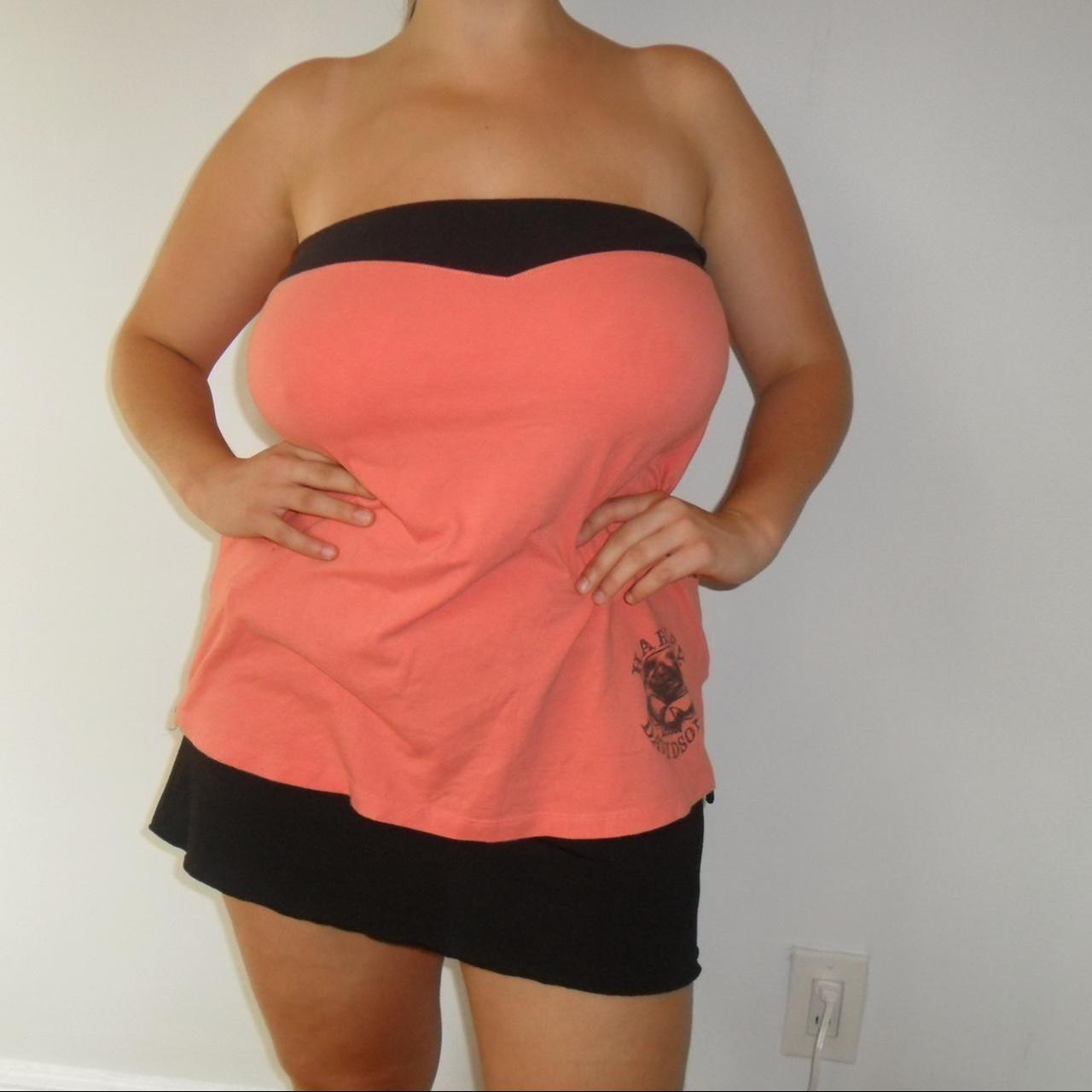 Strapless tank top plus on sale size