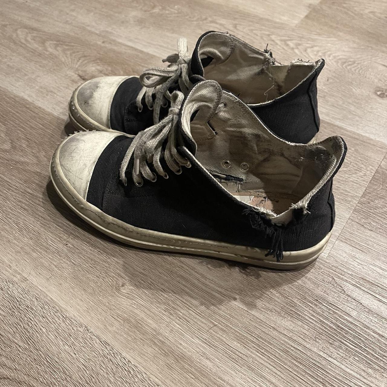 Rick owens low top ramones. These are the cool - Depop