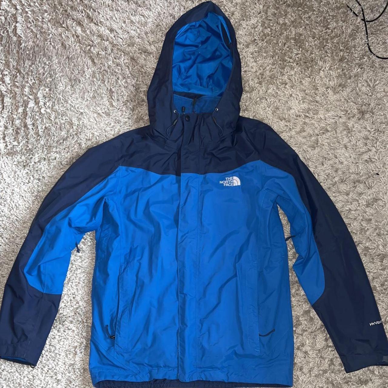 The North Face Men's Blue and Navy Jacket | Depop