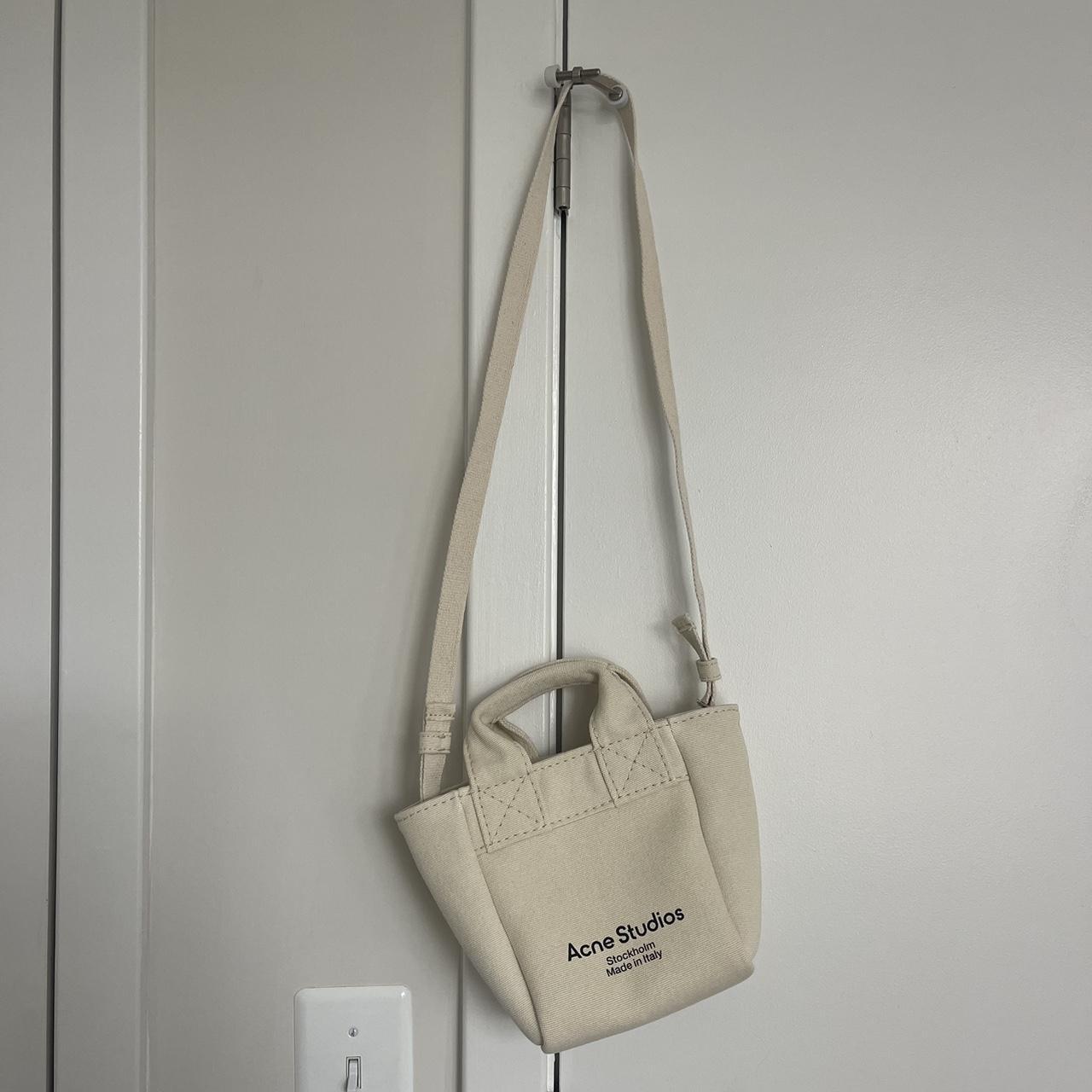 NWT Acne Studios Beige Mini Canvas Bag. In perfect... - Depop