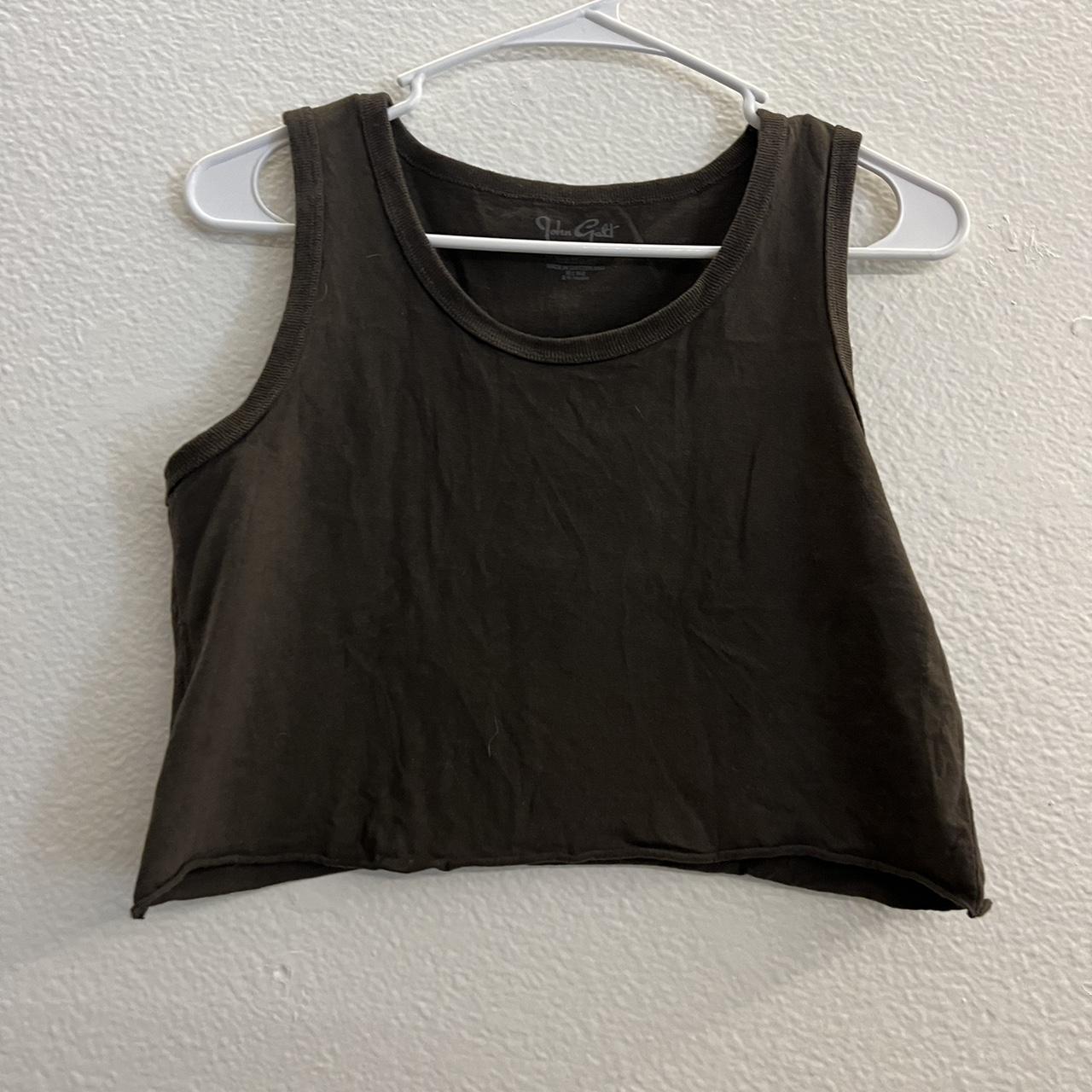 brown brandy tank worn one time perfect dark... - Depop