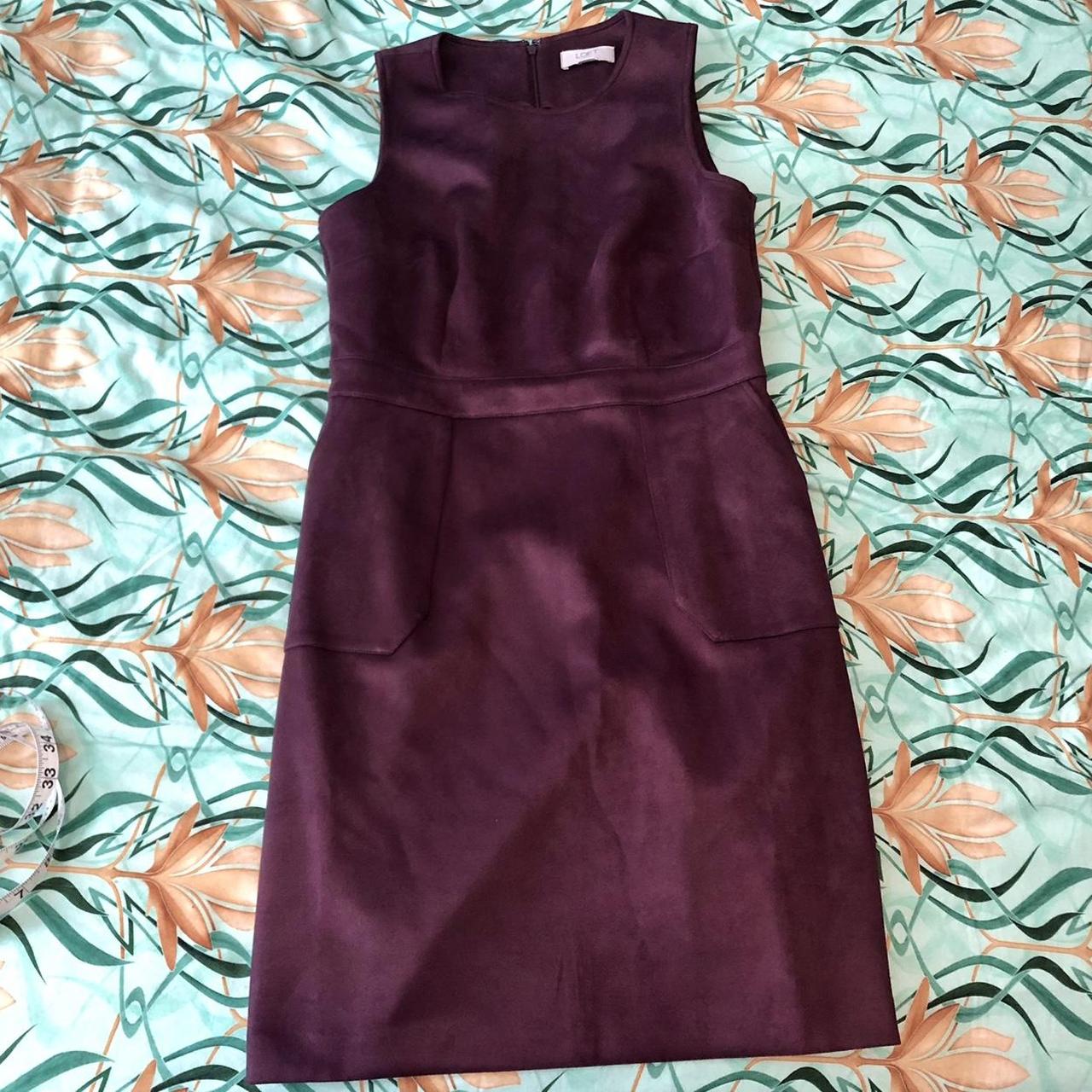 Loft hot sale purple dress