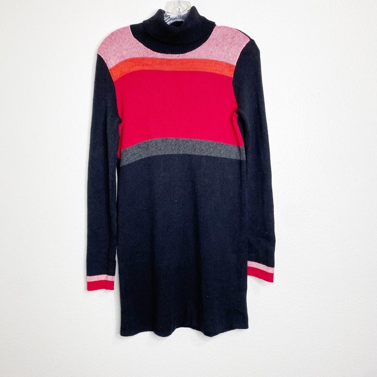 Free people winter break 2024 color block sweater dress size small