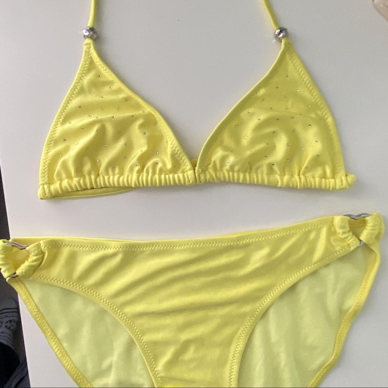 Handm Womens Yellow Bikinis And Tankini Sets Depop 