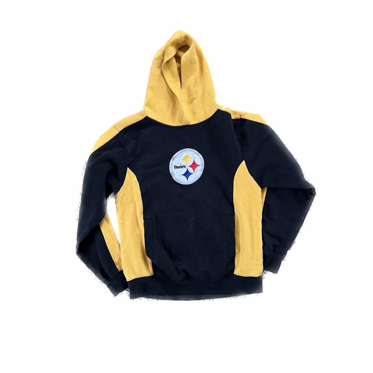 Vintage Reebok Pittsburgh Steelers hoodie Size - Depop