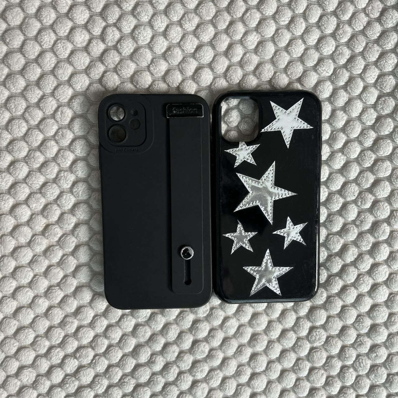 black and white iphone 11 case bundle mirror phone... Depop